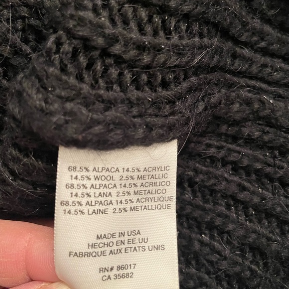 Bebe Black Long Sleeve Knit Dress - Picture 8 of 13